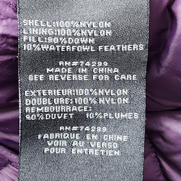 Steve Madden Puffer Jacket Womens Large Black Hooded Long Quilted Down Coat - Picture 11 of 12